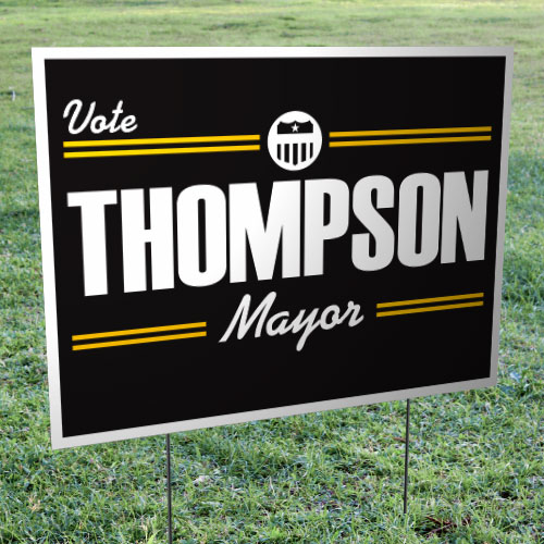 18" x 24" Corrugated Plastic Yard Signs (Double-sided)
