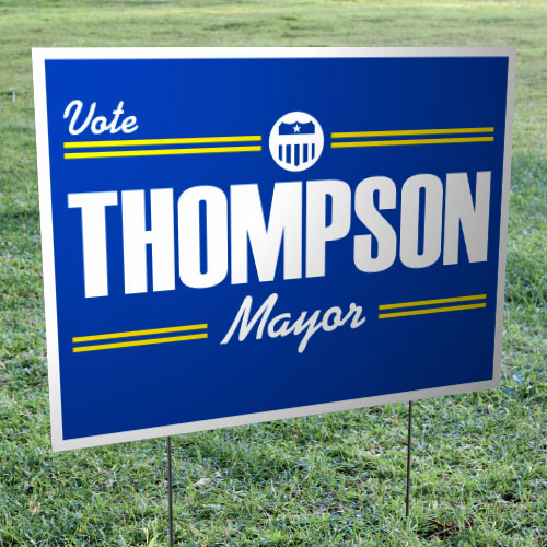 18" x 24" Corrugated Plastic Yard Signs (Double-sided)
