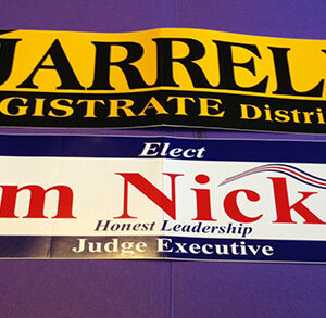 Standard Political Bumper Stickers (3.75" x 15")