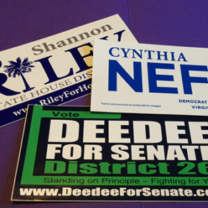 Standard Political Bumper Stickers (3.75" x 7.5")