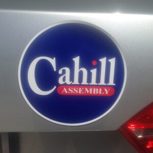 Circle Car Magnets (6")