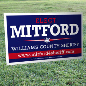 Campaign Yard Signs - Sealed Yard Signs (21” x 34.5”)