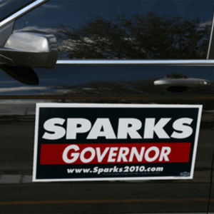 Campaign Car Magnets (12" x 18")