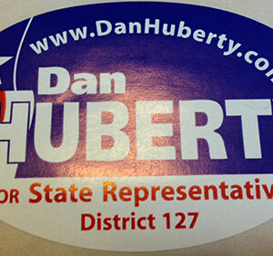 Political Lapel Stickers (2" x 3" Oval)